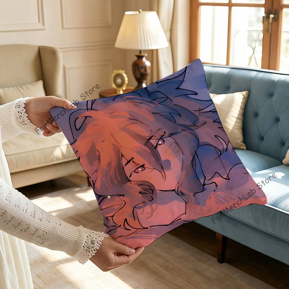 CCherry Crush Pillowcase Pillowslip Cushion Plush Boys Girls Cartoon Anime Kawaii Decoration Kids Birthday Cute Gifts