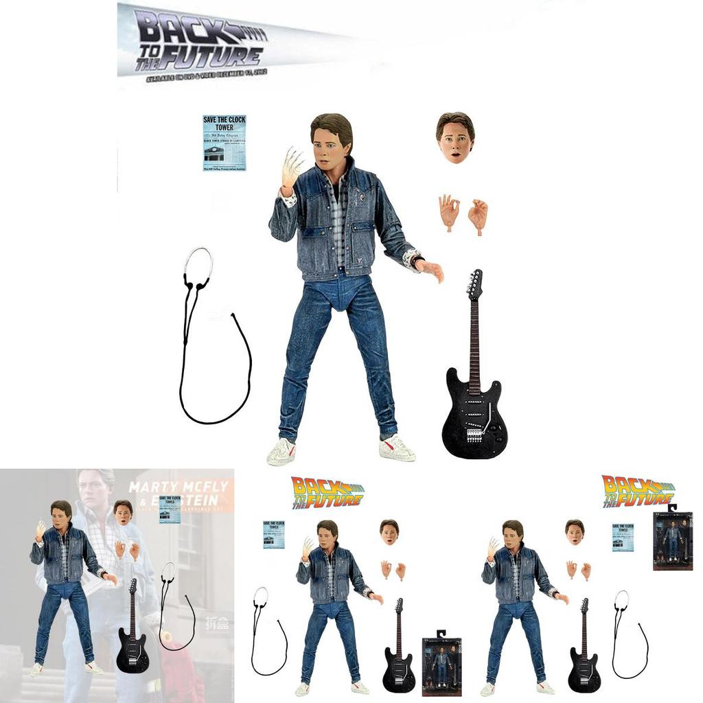 Neca 2 7 Înapoi în Viitor Marty Mcfly Figurină PVC Înălțime 18cm