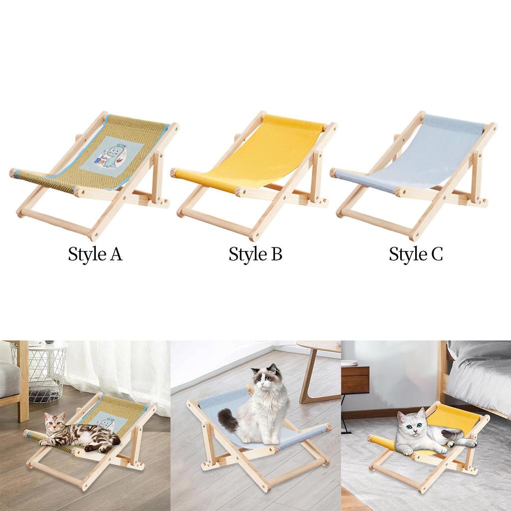 Scratcher Bed Multipurpose Casual Chair Anti Slip Legs Comfortable Adjustable Sturdy for Small Cats
