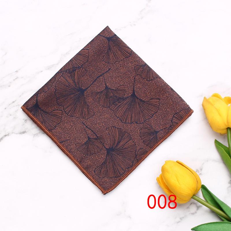 Men'S Pocket Towel Polyester Suit Dress Chest Towel Multi-Color Handkerchief Geometry Square Towel Source Sales