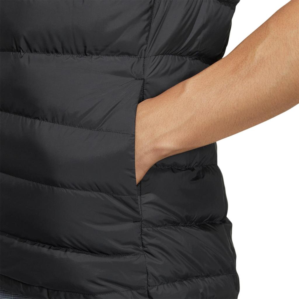adidas Down Vests Men's Black Stand Collar Moderate Other HG5768