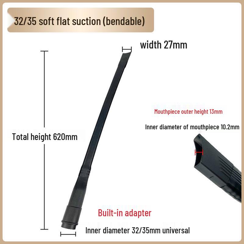 

Набор насадок для пылесоса - Телескопическая, Плоская и Мягкая всасывающая для герметизации и очистки (Модель 3235)