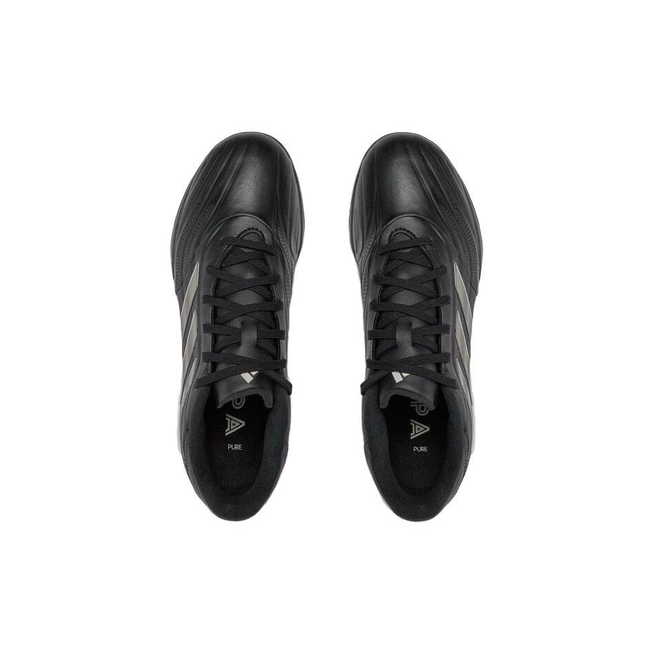 New Adidas Copa TF Rubber Broken Studs Cushioning, Slip Resistant, And Abrasion Resistant Soccer Shoes Men's Black Silver IE7498