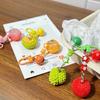 Bag Pendant Star Fruit Shape Bag Hanging Ornament with Bell Sound Stress Relief Charm Key Chain Hanging Ornament