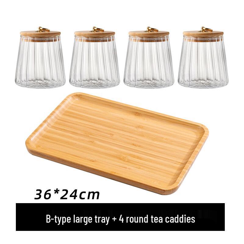 Glass Kitchen Storage Jar Set