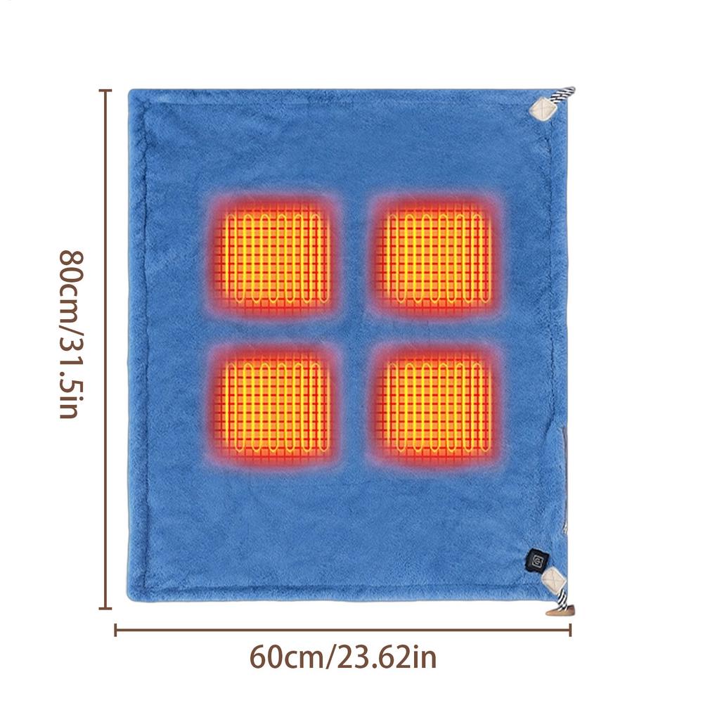 3-Temperature Neck Shoulder Heating Pad Soft Thermal Wrap for Elderly Adults, Office Home Bedroom Post-Exercise Use