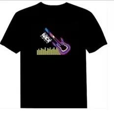 Music Themed Stylish Graphic TShirt Casual Daily Short Sleeve Tee Unique Audio Spectrum Charging Icon Guitar EleUnisext Design