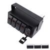 DC 12-24V 4 Gang Rocker Switch Panel with PD Type C QC3.0 USB Charger Waterproof Universal Fit for Car Truck Boat RV UTV ATV
