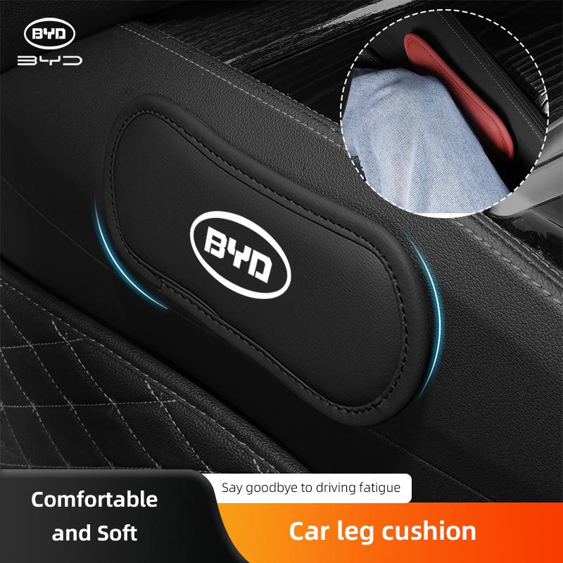 1Pcs Car Knee Pad Leather Leg Hand Support Soft Cushion For BYD Atto 3 Yuan Plus Han Tang EV F3 E6 Dmi Song F0 Qin Pro G3 I3 Ea1