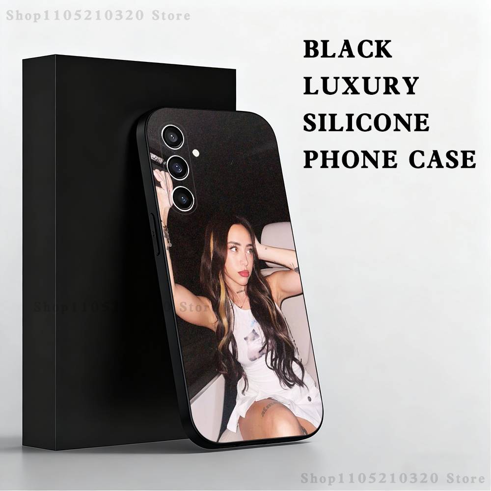 

Singer Nicki N-Nicole Phone Case For Samsung S25,S24 Ultra,S20,S30 plus,S22 plus,S23,S30 Ultra 5G Silicone Black Shell SamsungS25 5G