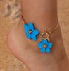 Beach Anklet Elegant Flower Design Versatile Anklet for Women