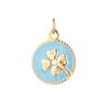 18K Gold Plated Stainless Steel Beach Pendant Charm for DIY Necklace & Bracelet Jewelry