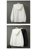 Men's High Street Splicing Hooded Jacket - Loose Fit for Outdoor Leisure and Sports