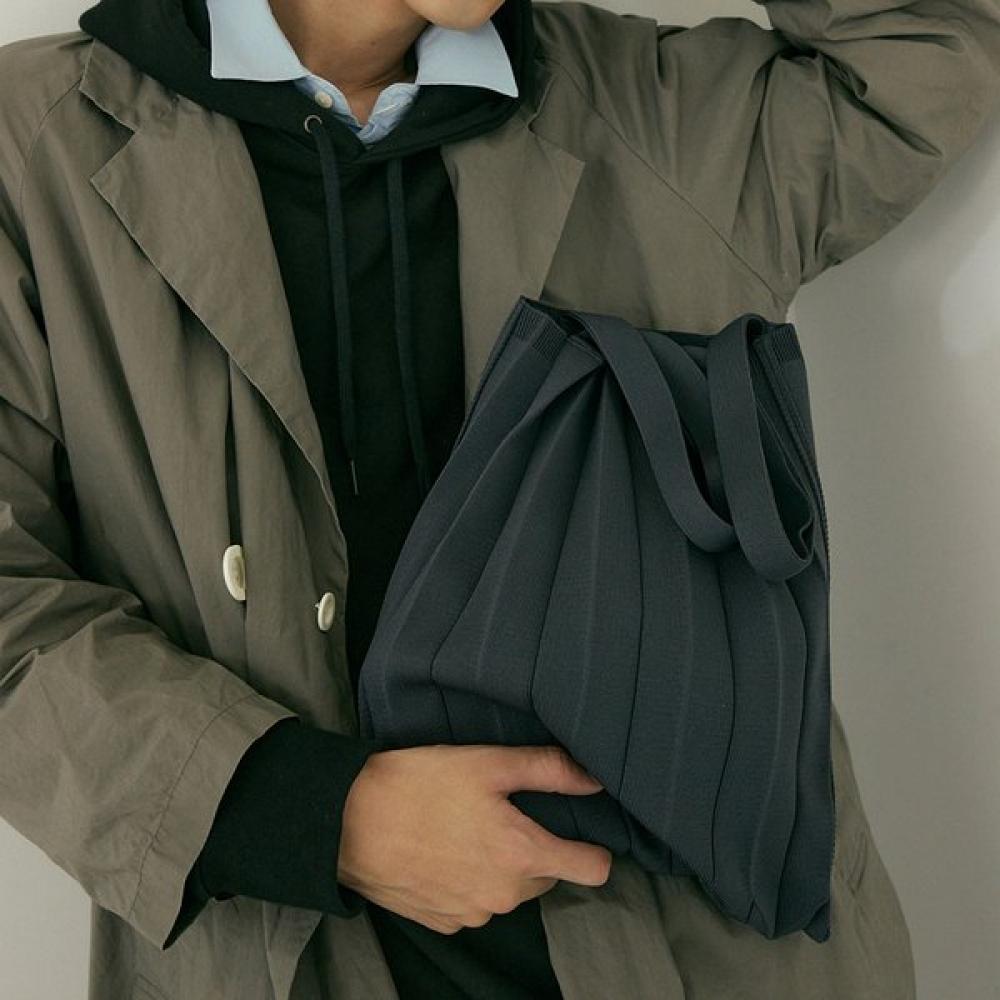 Pleatsmama Charcoal Tote Bag