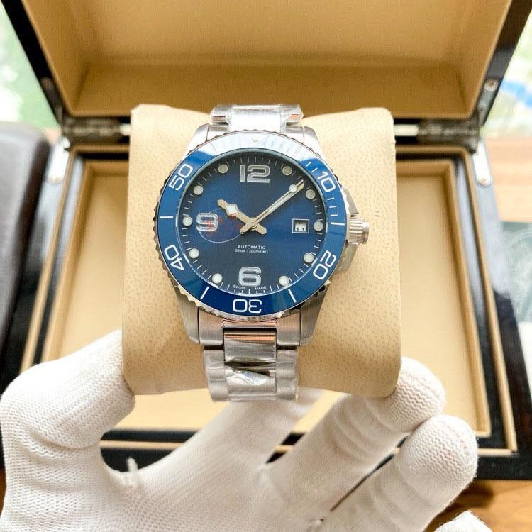 Langjia ZF Conquest Diver Herren Vollautomatische Keramik Leuchtende Wasserdichte Uhr