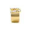 Anneau - LUXENTER - Legin - Or jaune 18 carats - Largeur 16 mm - Oxyde de zirconium