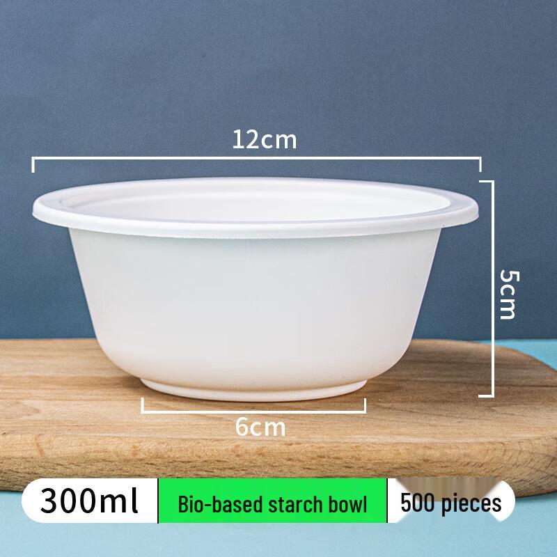 Disposable Starch-Based Bowls