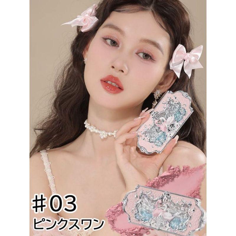 Flower Knows - 6 Shade Eyeshadow Palette - #03 Pink Swan