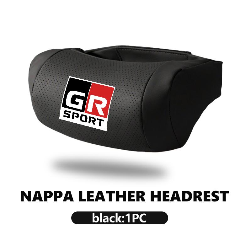 

Car Seat Neck Pillow Leather Memory Cotton Headrest Auto Interior Head Support For Toyota GR MN Corolla Yaris Aygo Prius RAV4