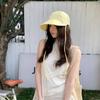 Adjustable Striped Peaked Cap Drawstring Women Sun Hat Lightweight Sunscreen Baseball Hat  Outdoor