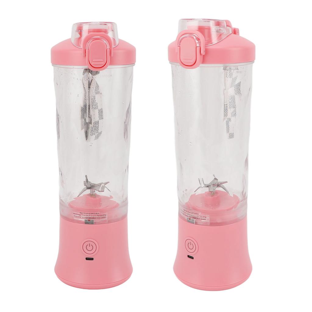 Přenosný mixér 600ml 2 režimy 150W 18000 ot./min. Dobíjecí USB 4000mAh baterie Voděodolné víko Mini