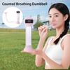 Deep Breathing Respiratory Trainer Adjustable Resistance Breathing Dumbbell Trainer  Men/ Women