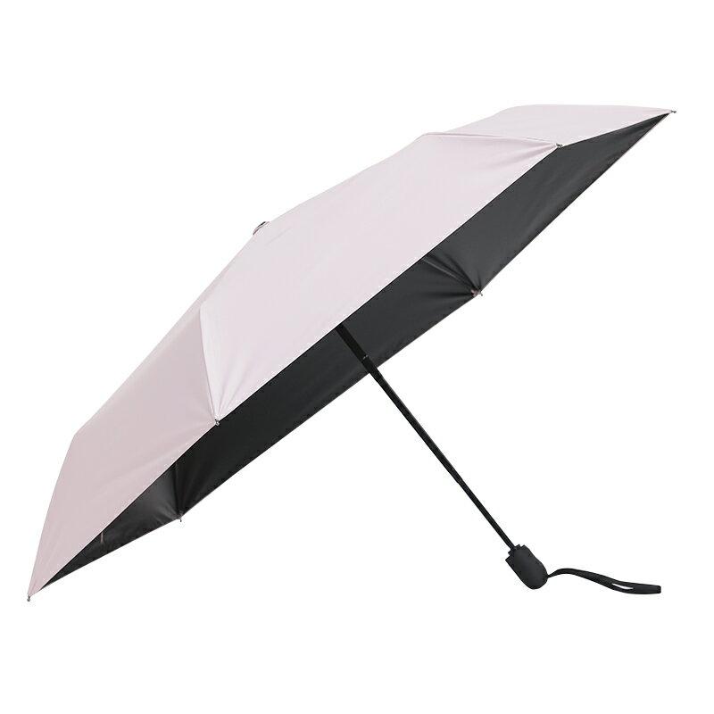 Compact folding umbrella one-touch automatic opening lightweight 220g suitable both sunny rainy weather complete blackout unisex ultra-lightweight UV