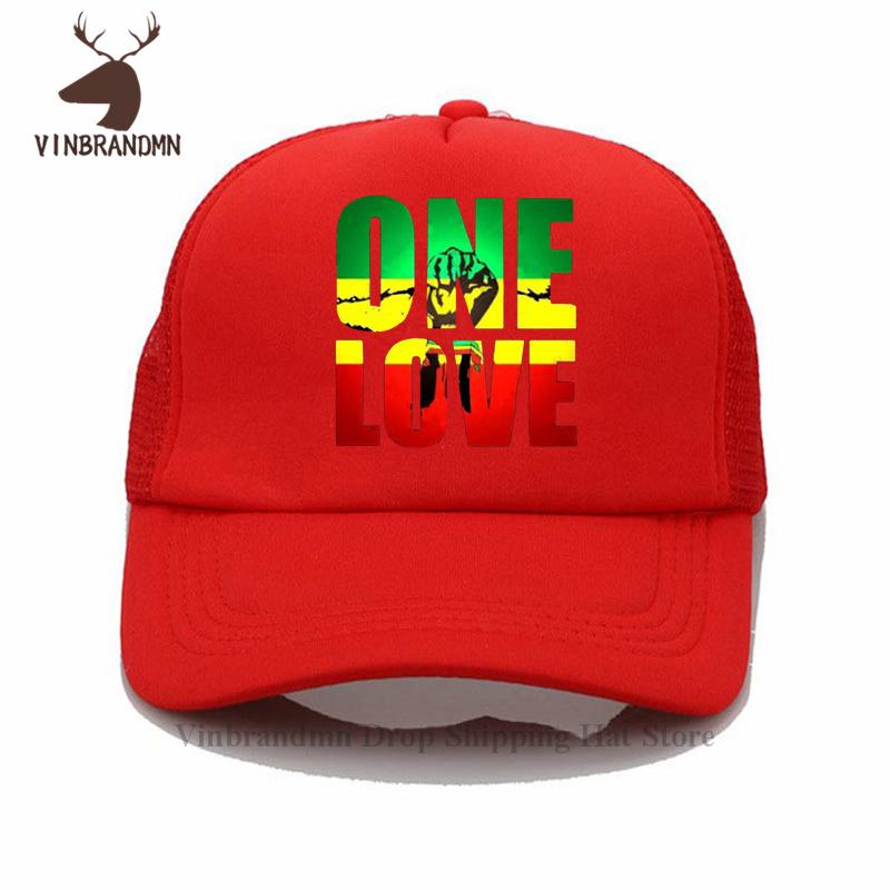 

RASTA ONE LOVE CITY Bucket hat Rastafari Lion King Fishing hats Jamaica Flag The Best of Red Yellow Green Design Baseball caps Adult