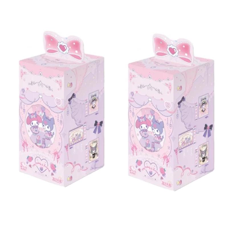 KB Official New Sanrio Family Time Capsule Gift Pack Collectible Cards My Melody Kuromi Cards Anime Merchandise Holiday Gifts