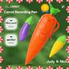 Cute Carrot Corn Voice Recorder Pen 60S Sound Record Write Graffiti 2 In 1 Novelty Sound Recorder Fun Gift For Kids