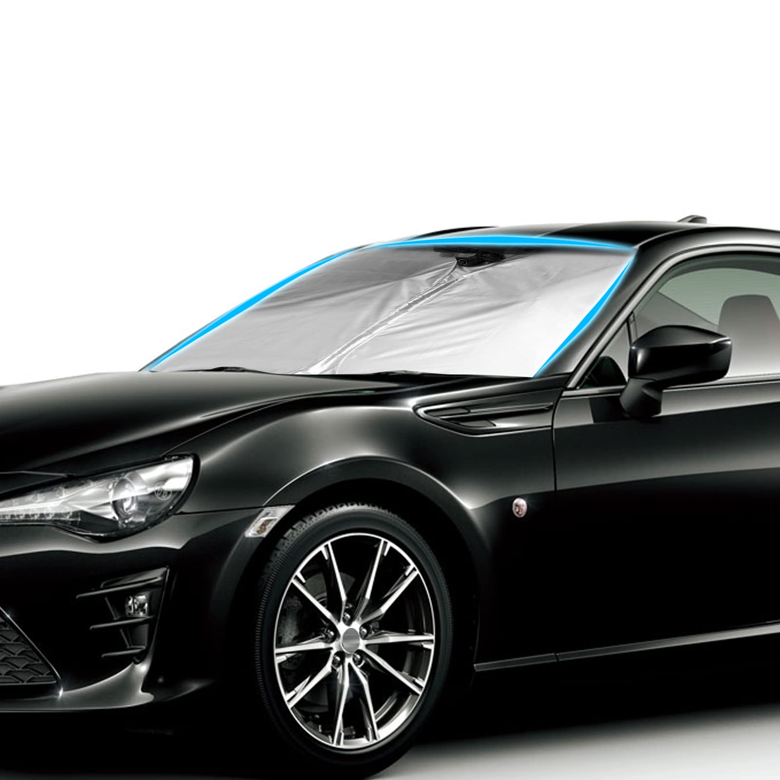 

[LFOTPP] Toyota First Generation 86 ZN6 2012-2021 Sunshade for Windshield Sunshade Sun Shade UV Toyota 1st generation 86 серый