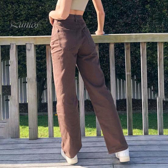 High Waist Jeans Denim Baggy Jeans 