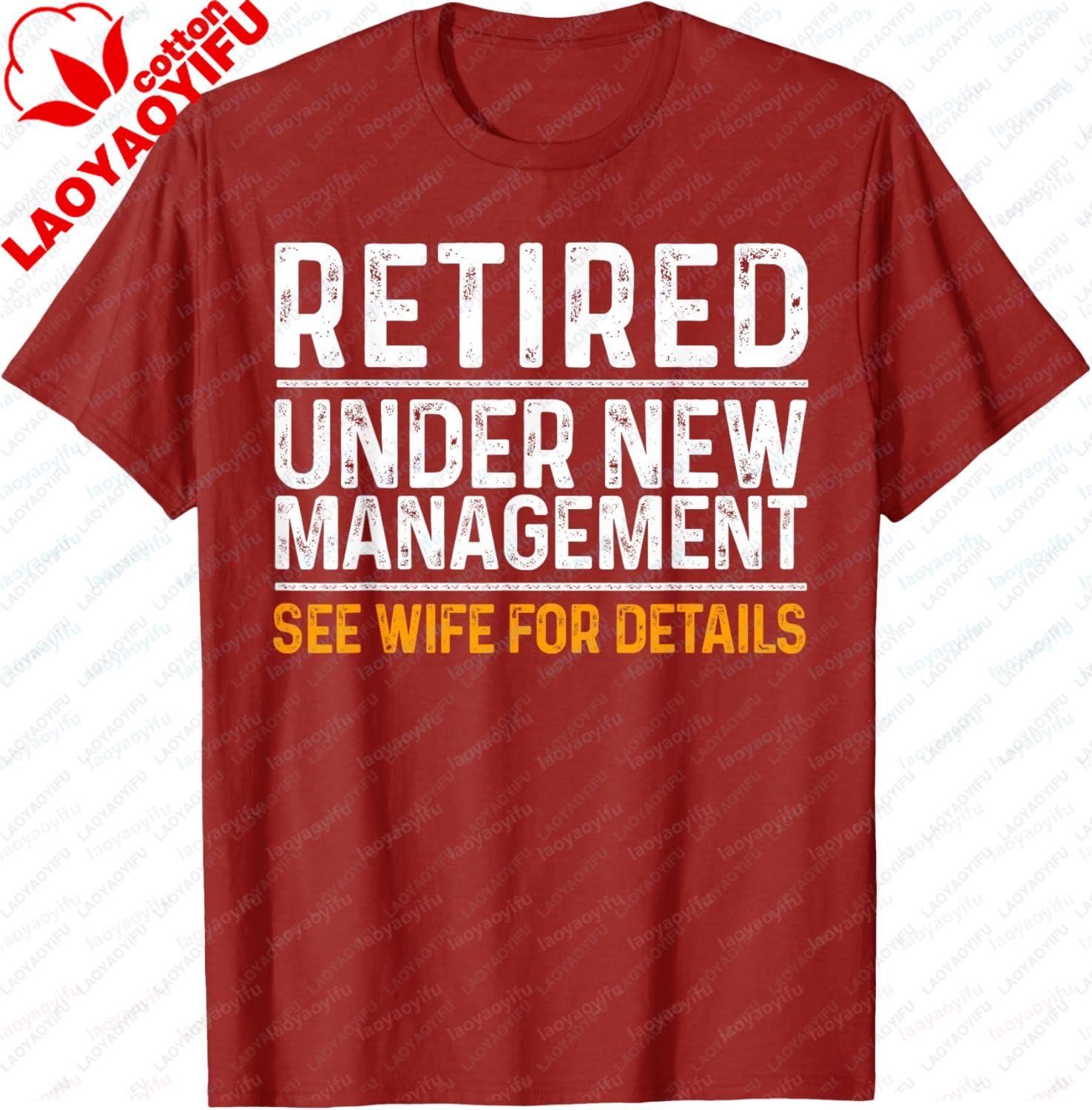 

Funny Retirement Party Mens TShirt Dad Humor Classic Fit Short Sleeve Black Cotton Funny Graphic Tee Printed Tshirt S