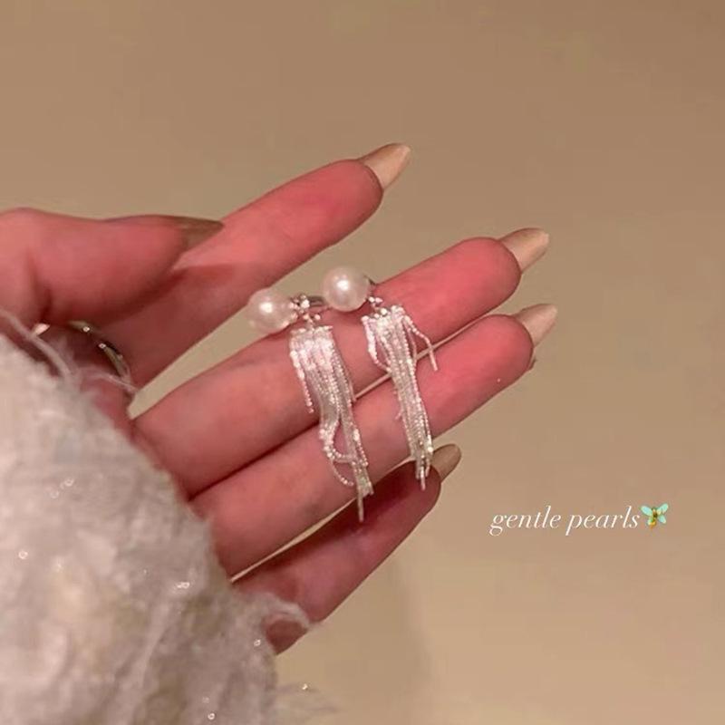 Korean Tassel Earrings: Elegant High-End Design for Women
