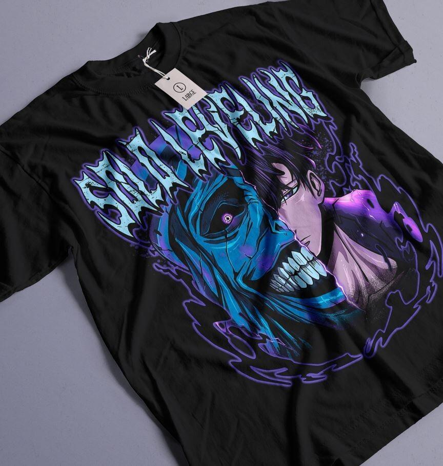 

Solo Leveling T-Shirt Sung Jinwoo Liu Zhigang Anime Jonas Reiji shirt All Size Unisex T-Shirt XXXXL