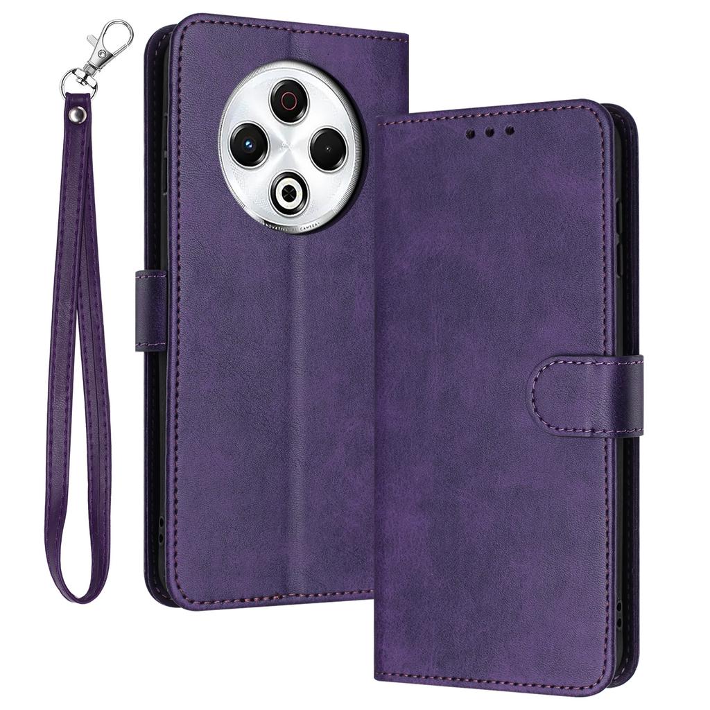 For TECNO Spark 30 4G Case Flip Stand PU Leather Wallet Phone Cover Calf Texture