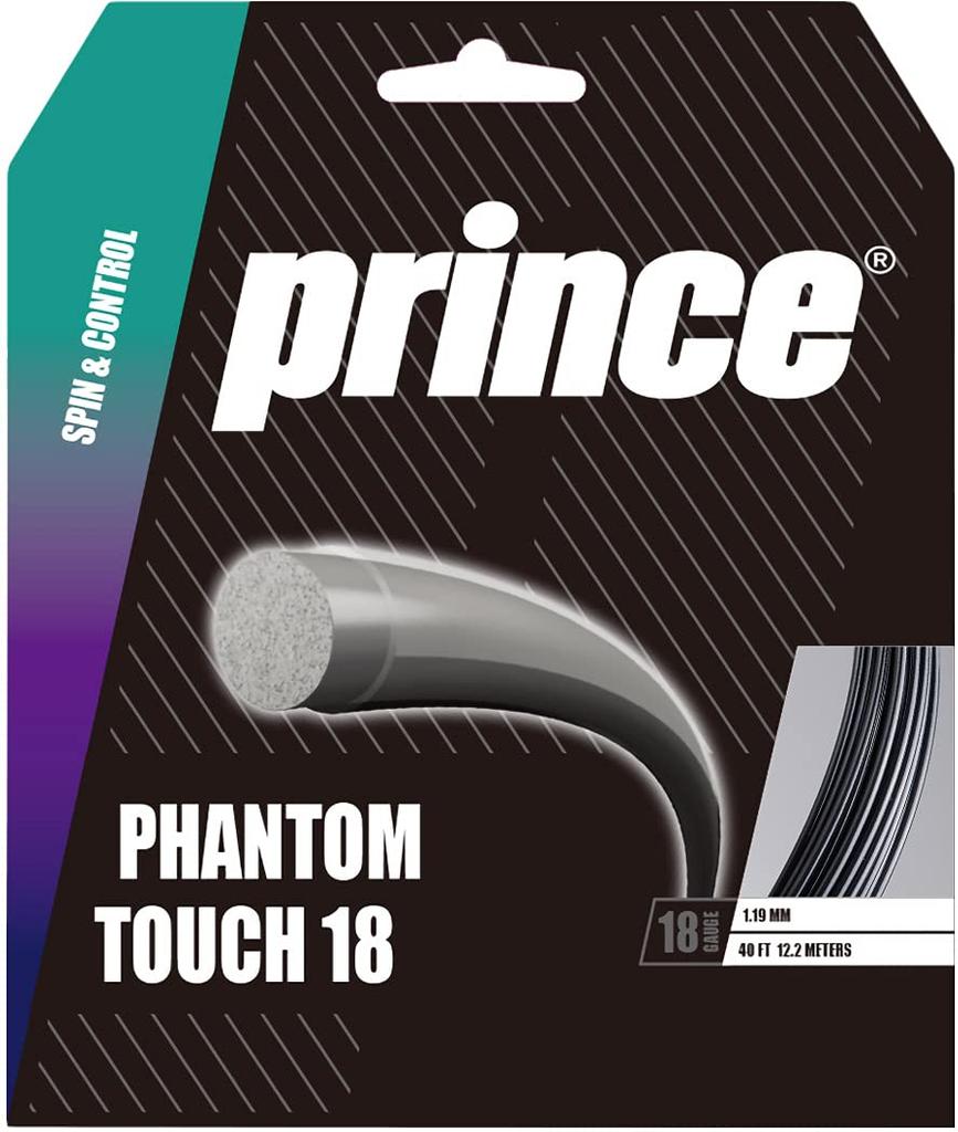 Prince 7JJ041 PHANTOM TOUCH 18 Tennis String (Graphite)