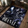 Powerful Anime Characters Home Carpet Office Decorative Carpet For Living Room Bedroom Door Mat Floor Rug Computer Chair Area Rug