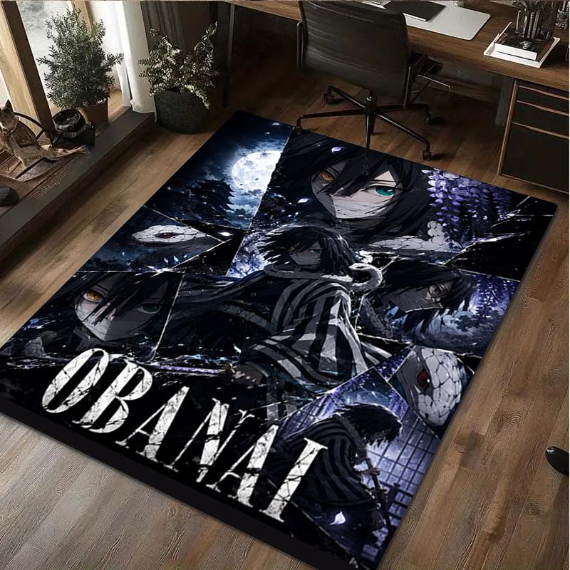 Powerful Anime Characters Home Carpet Office Decorative Carpet For Living Room Bedroom Door Mat Floor Rug Computer Chair Area Rug