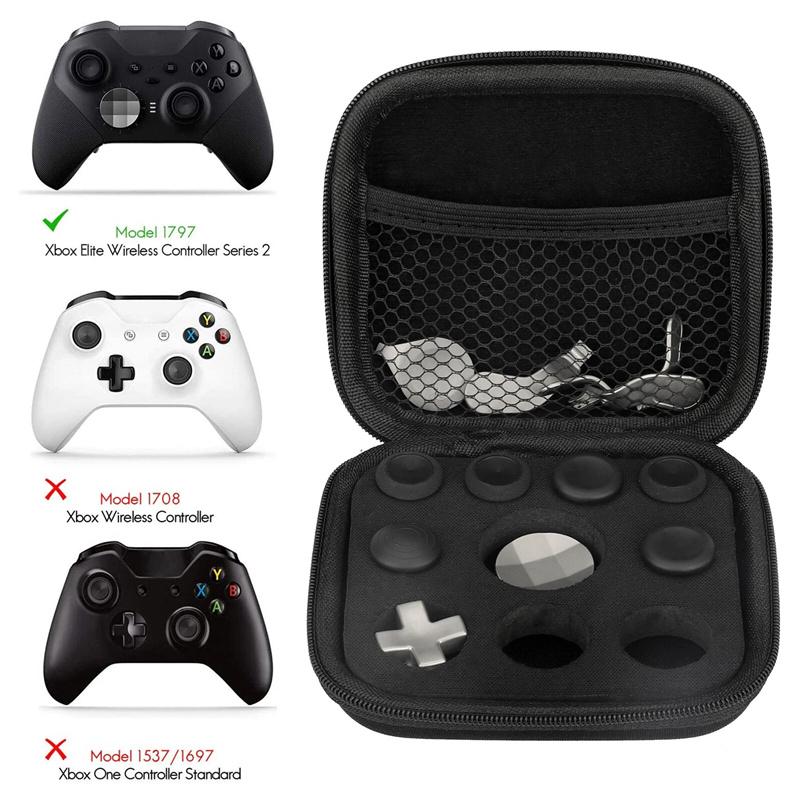 For Xbox One Elite Series 2 Controller Accessories Kit Metal D-Pad Trigger Paddles Repair Set Gamepad Thumb Stick Grips