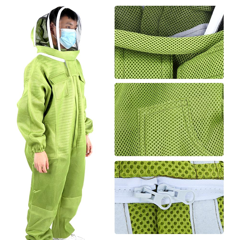 Breathable Thicken One‑Piece Beekeeping Protective Suit Beekeepers Bee Suits Accessory XL