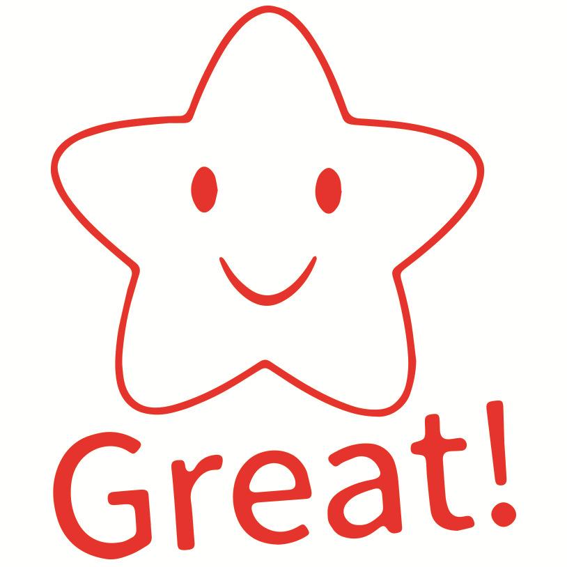 English Comments Photosensitive Seals Preschool Students Primary School Students Encourage Children's Cartoon Gifts