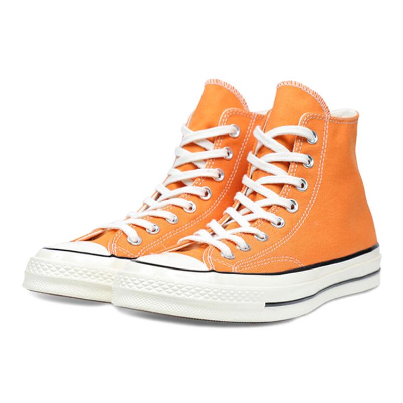 Converse 1970s All Star 70 Trendy Comfort High Top Canvas Shoes Unisex Orange 2018 New
