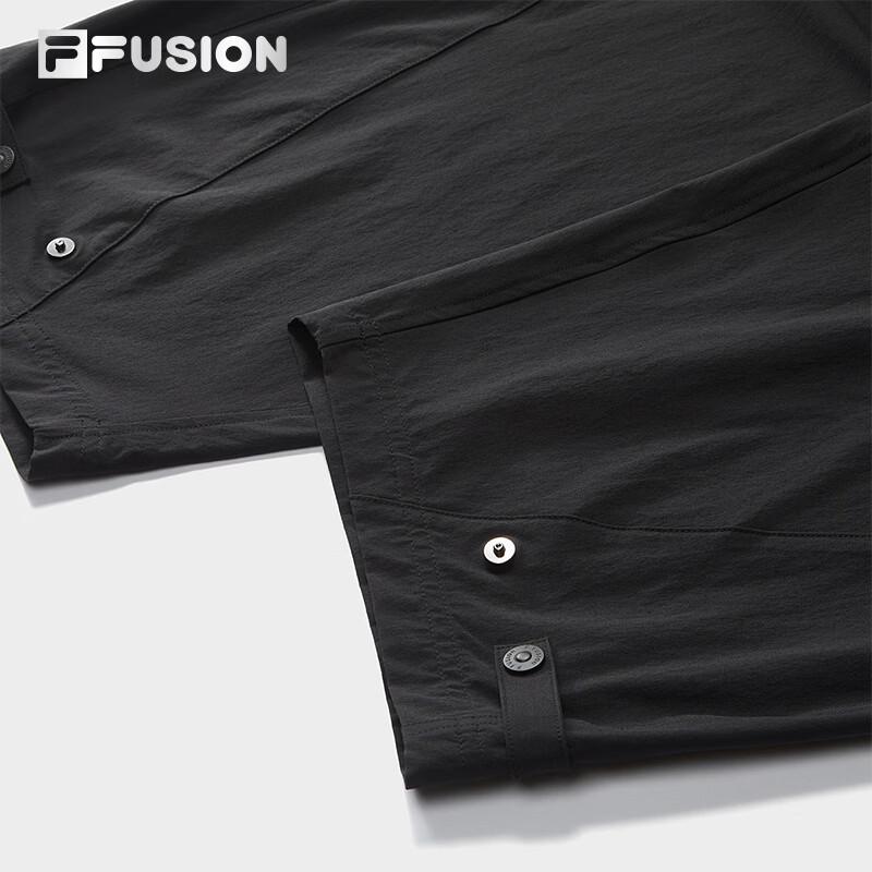 Fila FUSION Herren Lockere Passform Hosen mit gebogenem Bein, gewebt