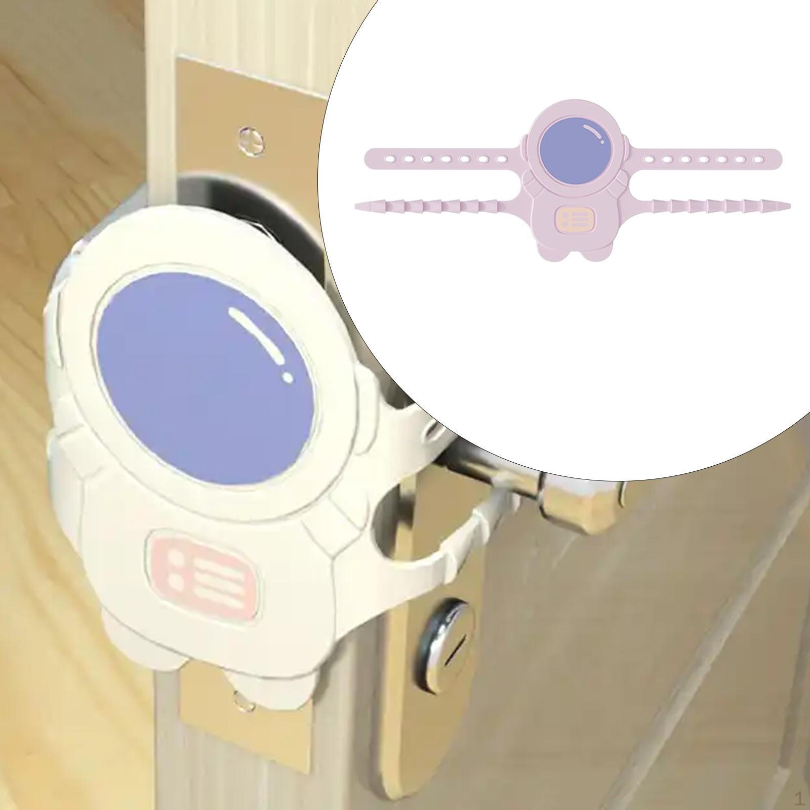 

Door Latch Cover Closing Pad Flexible Protection Buffering Stopper to Stop from рожевий