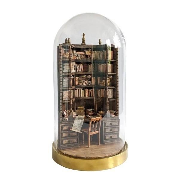 Modern Minimalist Resin Bookcase With Decorative Shelf For Home Office Decor