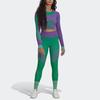 adidas X Stella McCartney Collaboration Patchwork Fitted Long Sleeve T-Shirt Women Tops Multicolor HN2881