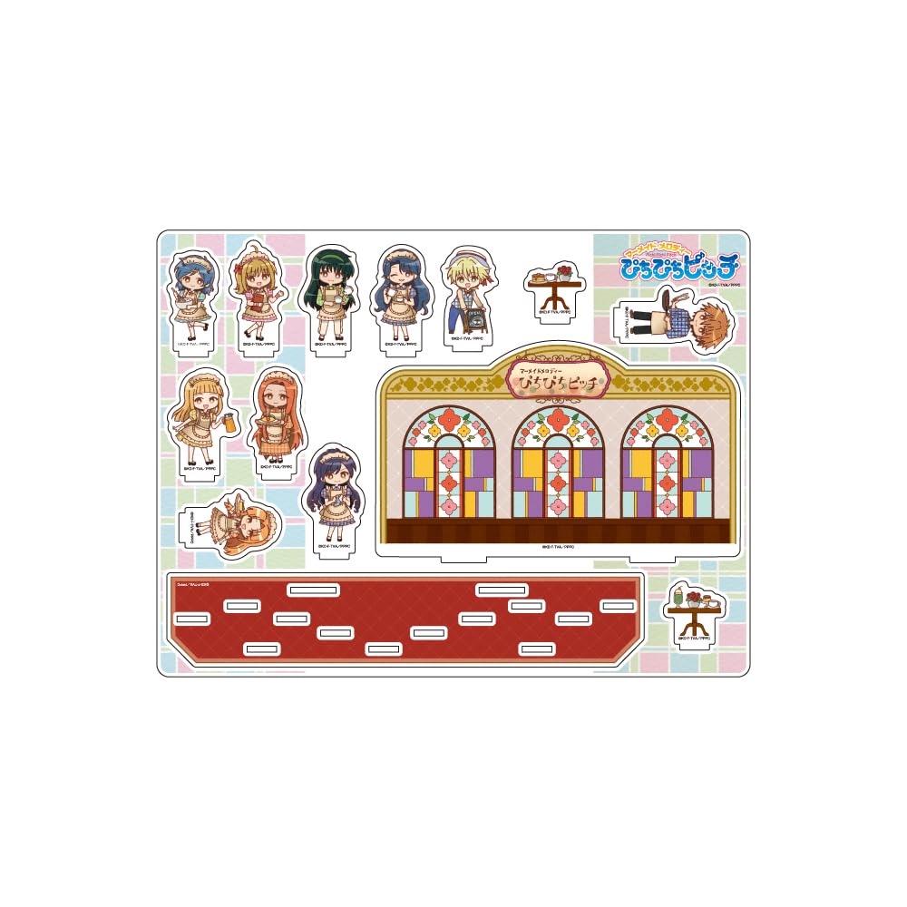 

Mermaid Melody Pichi Pichi Pitch 03 Alignment Design A Retro Cafe Art Acrylic Diorama ver. [Retro Illustration]