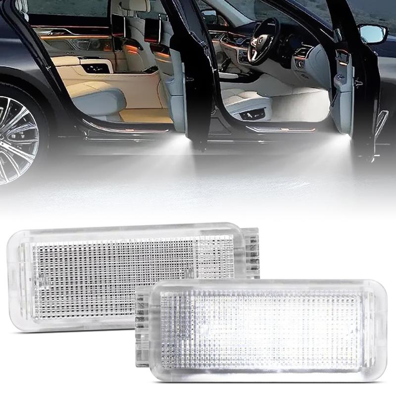 2Pcs For Citroen C2 C3 C4 C5 C6 C8 DS3 Dispatch Saxo Xantia Xsara Picasso White LED Courtesy Door Footwell Luggage Trunk Light