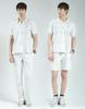 Men 3-Piece Co-ord Set | Printed Polo Neck T-Shirt | Regular Fit | Shorts & Drawstring Closure Lower for Men's
